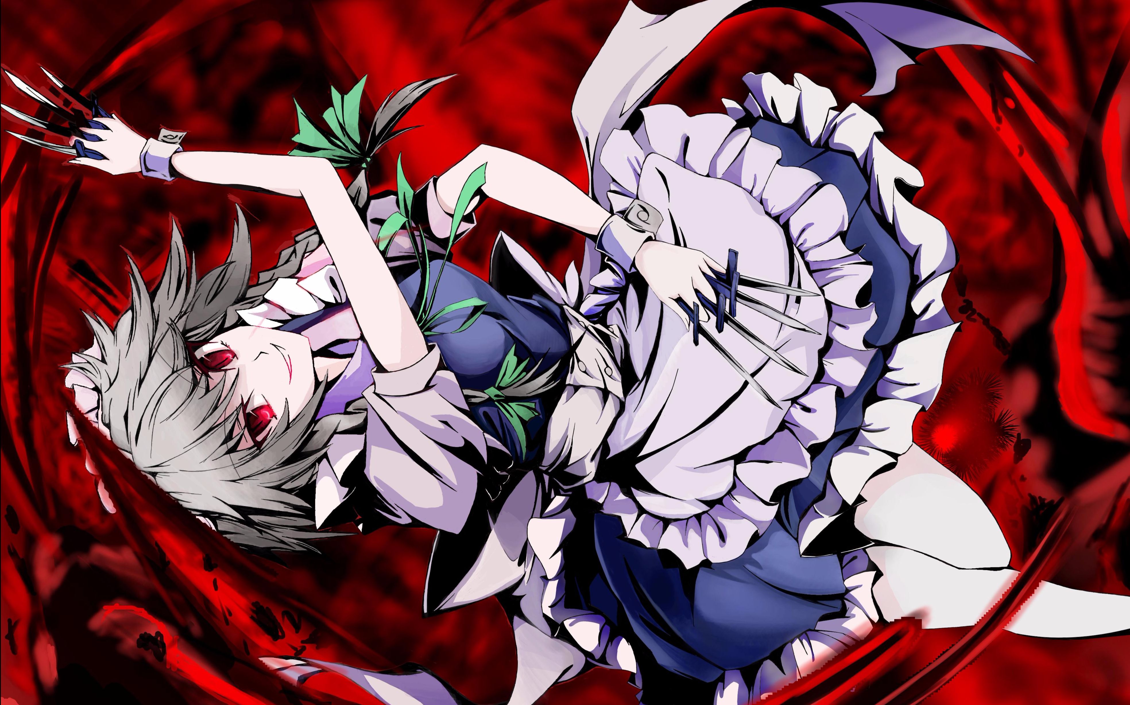 【板绘】十六夜咲夜 简单明了的标题_哔哩哔哩 (゜-゜)つロ 干杯