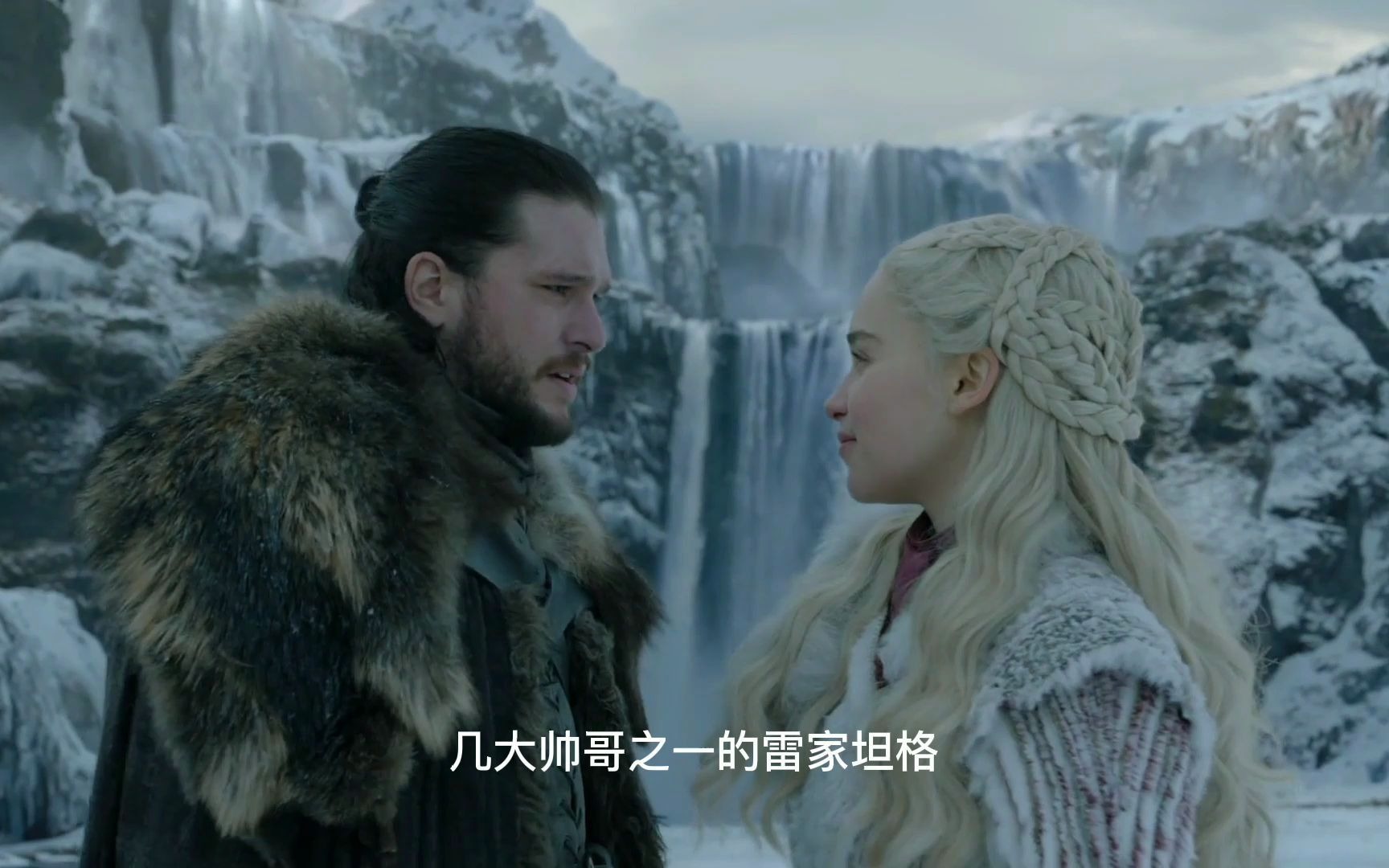 权力的游戏龙妈雪诺秀恩爱