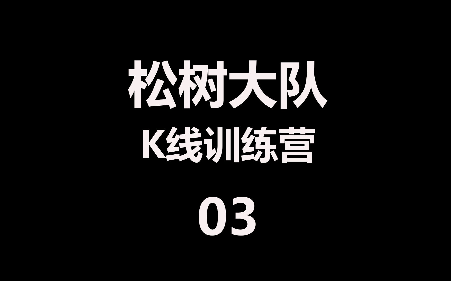 松树大队K线训练营游戏03哔哩哔哩bilibili