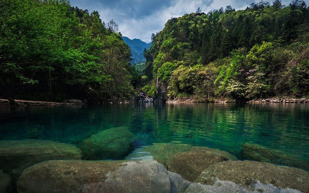 安徽有一座“未开发的黄山”,秀丽山水丝毫不比黄山差!哔哩哔哩bilibili