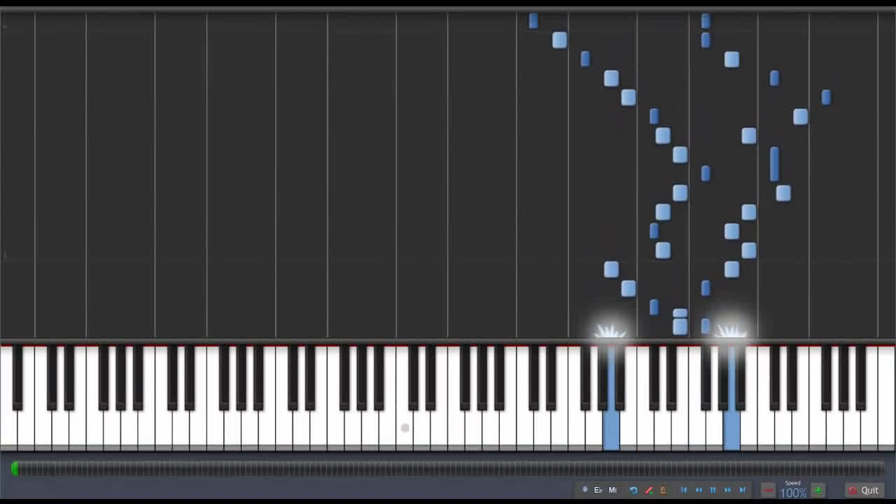 [图]Feather in dreams (Tori no Uta) - AIR [Piano Tutorial] (Synthesia)