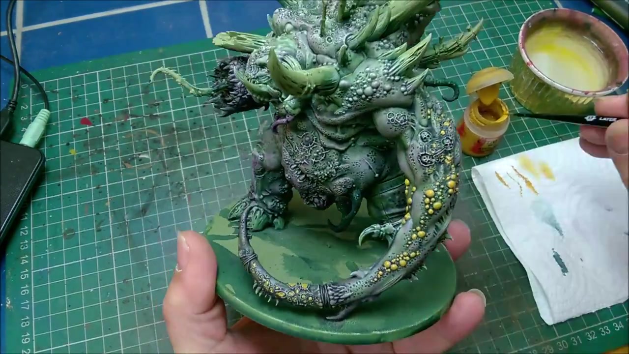 [图]Warhammer Age of Sigmar, Nurgle, Painting The Glottkin