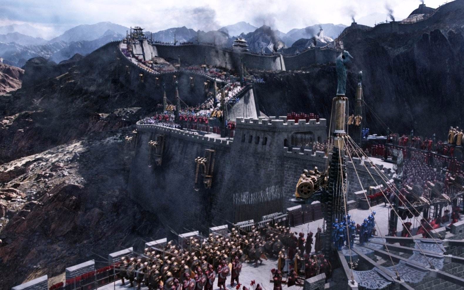 【木子李】长城之外怪兽,全靠wifi信号控,中外联合齐上阵,一场灾难没