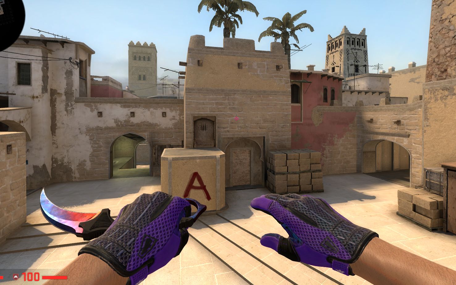 [take] csgo mirage 荒漠迷城 跳台下过点烟