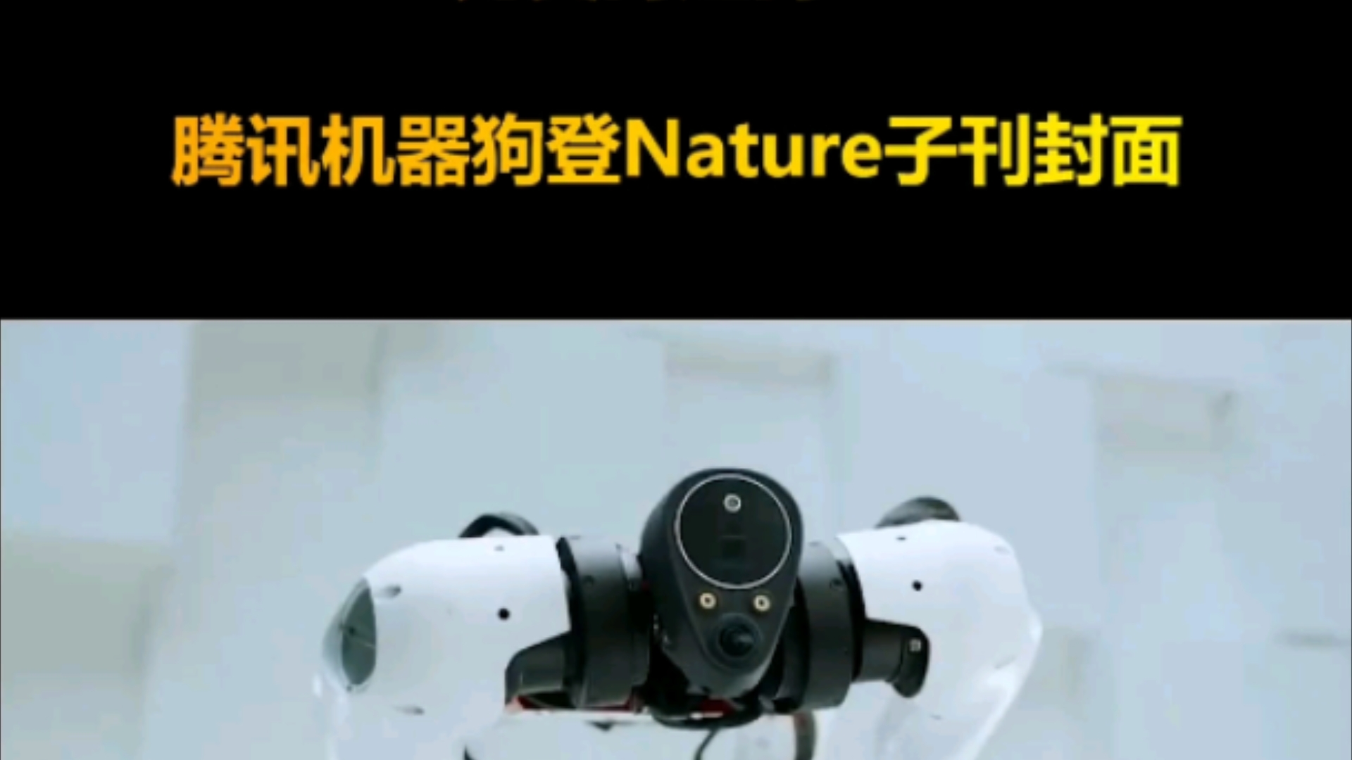 比真狗还狗!腾讯机器狗登Nature子刊封面哔哩哔哩bilibili