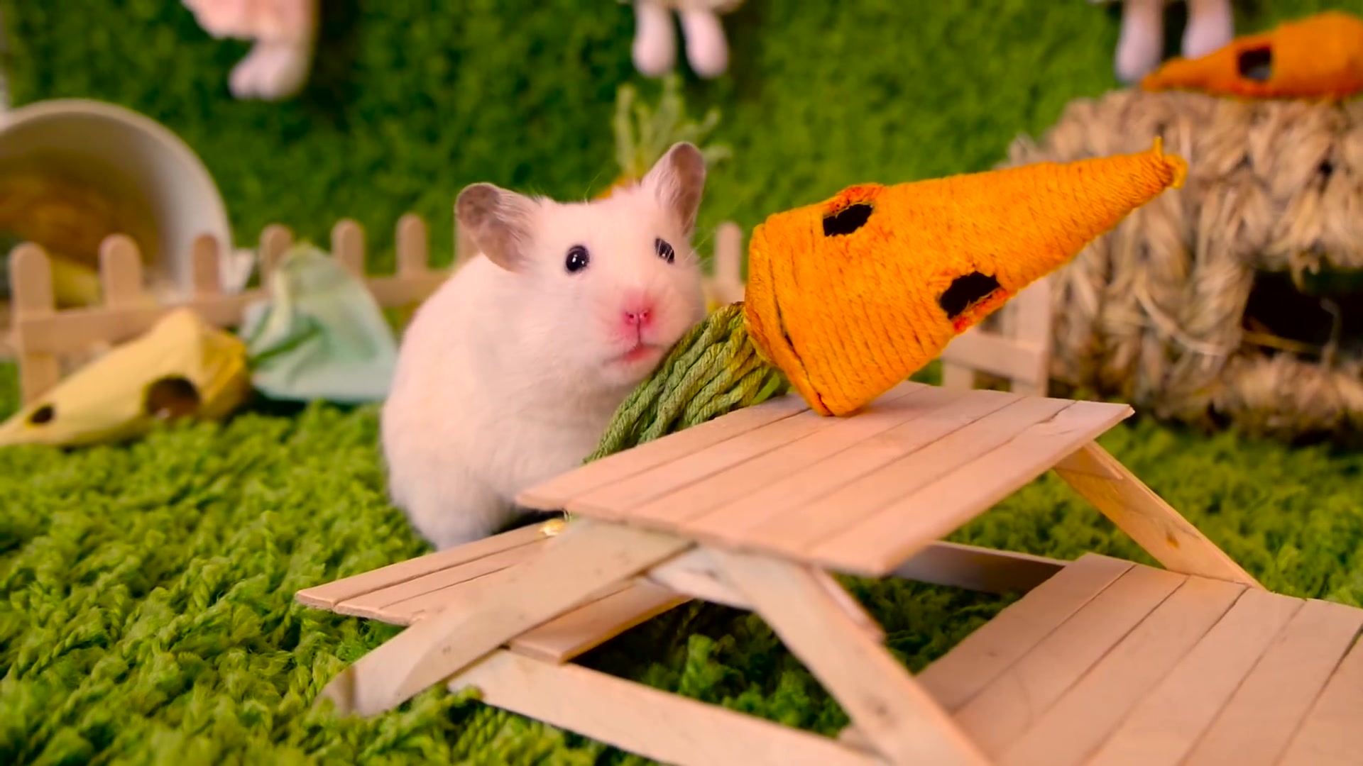 carrot treat rollers | hamster diy