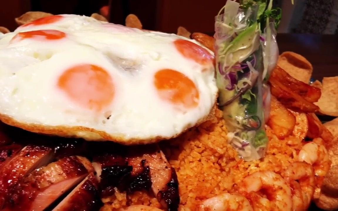 日本吃播大胃王draco印尼炒饭4kg
