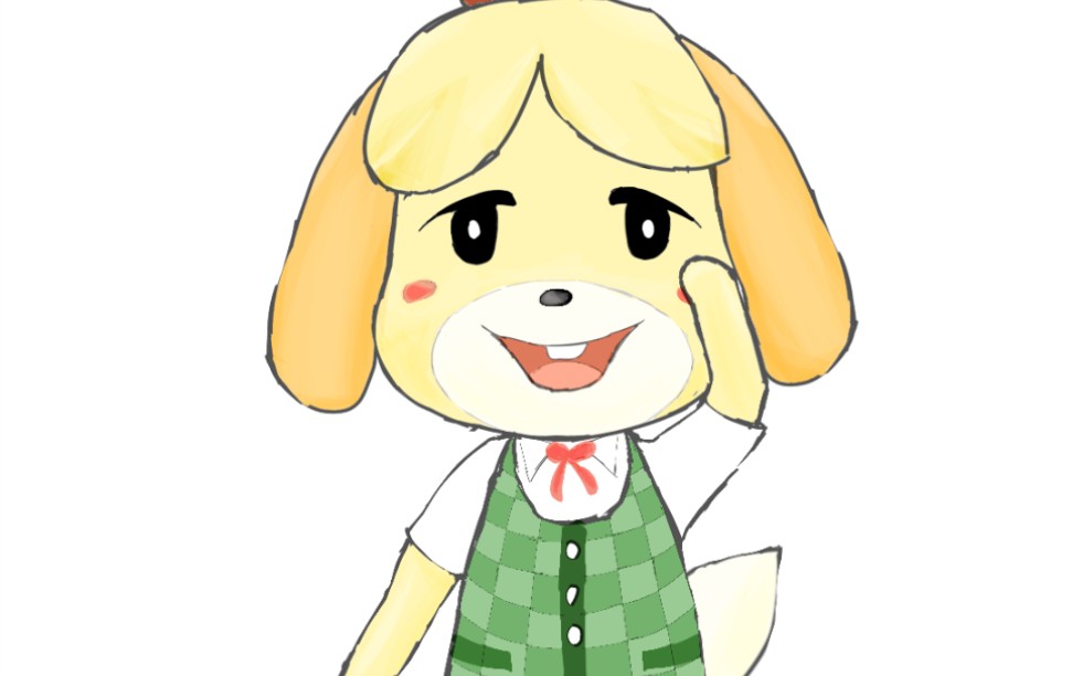 西施惠,太可爱了 【指绘】_哔哩哔哩 (゜-゜)つロ 干杯~-bilibili