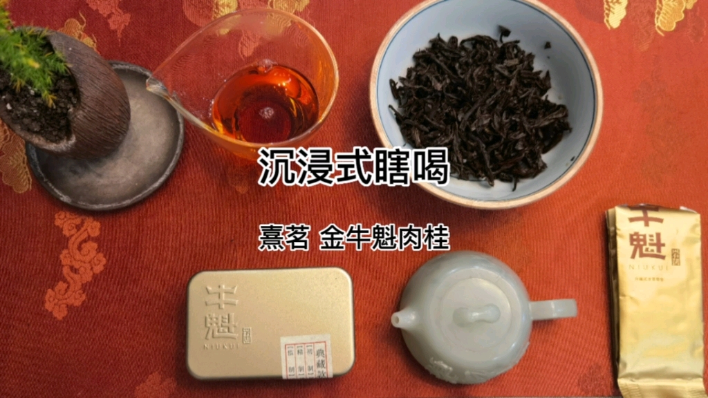 沉浸式瞎喝 熹茗 金牛魁肉桂哔哩哔哩bilibili