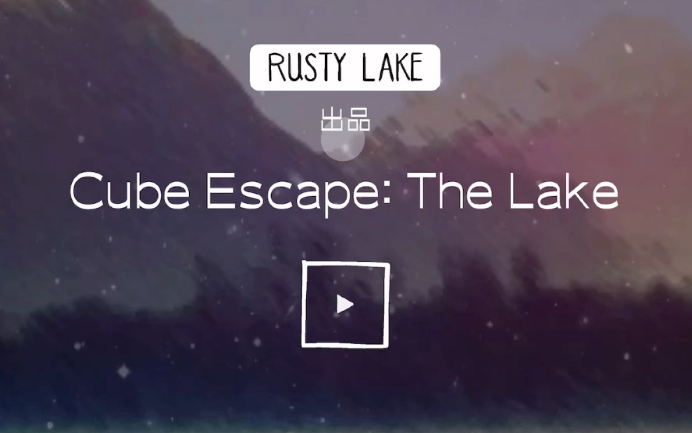 [图]逃离方块 cube escape｜第二关 the lake｜锈湖