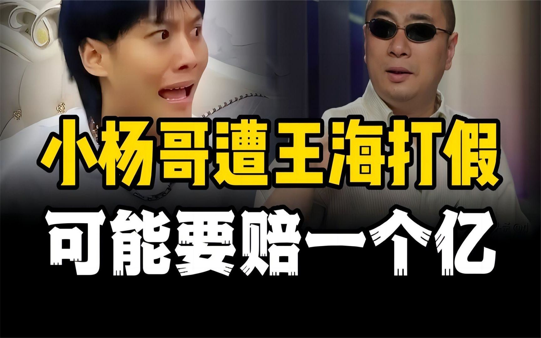 疯狂小杨哥遭王海打假,抖音一哥可能要亏一个亿哔哩哔哩bilibili