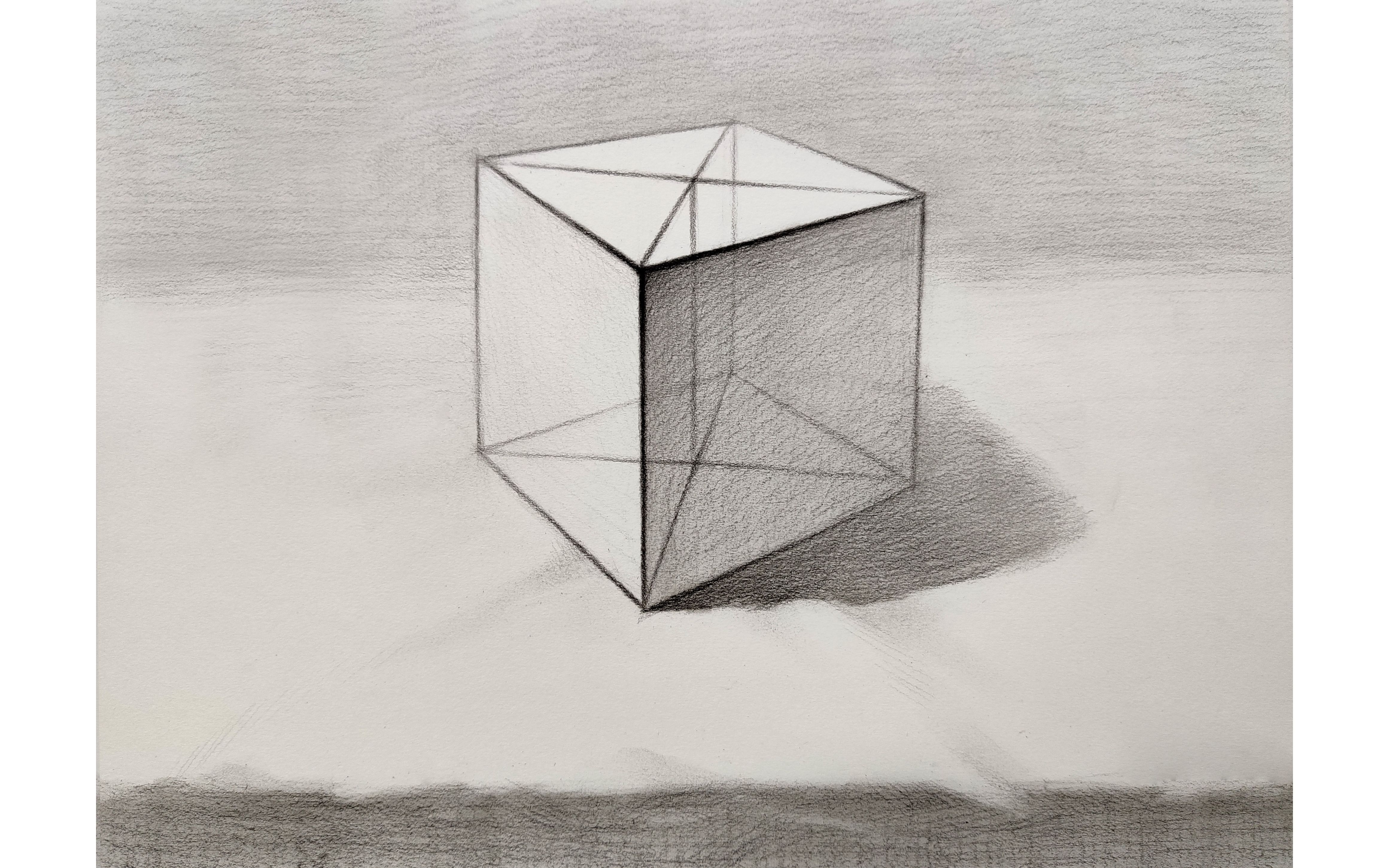 立方体空间构成草图图片
