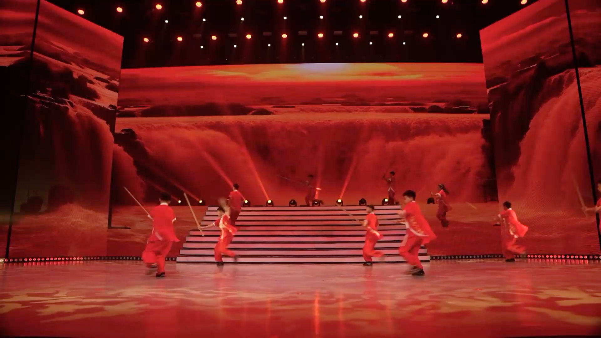 2024河南商丘春节联欢晚会,武术《天地英雄》