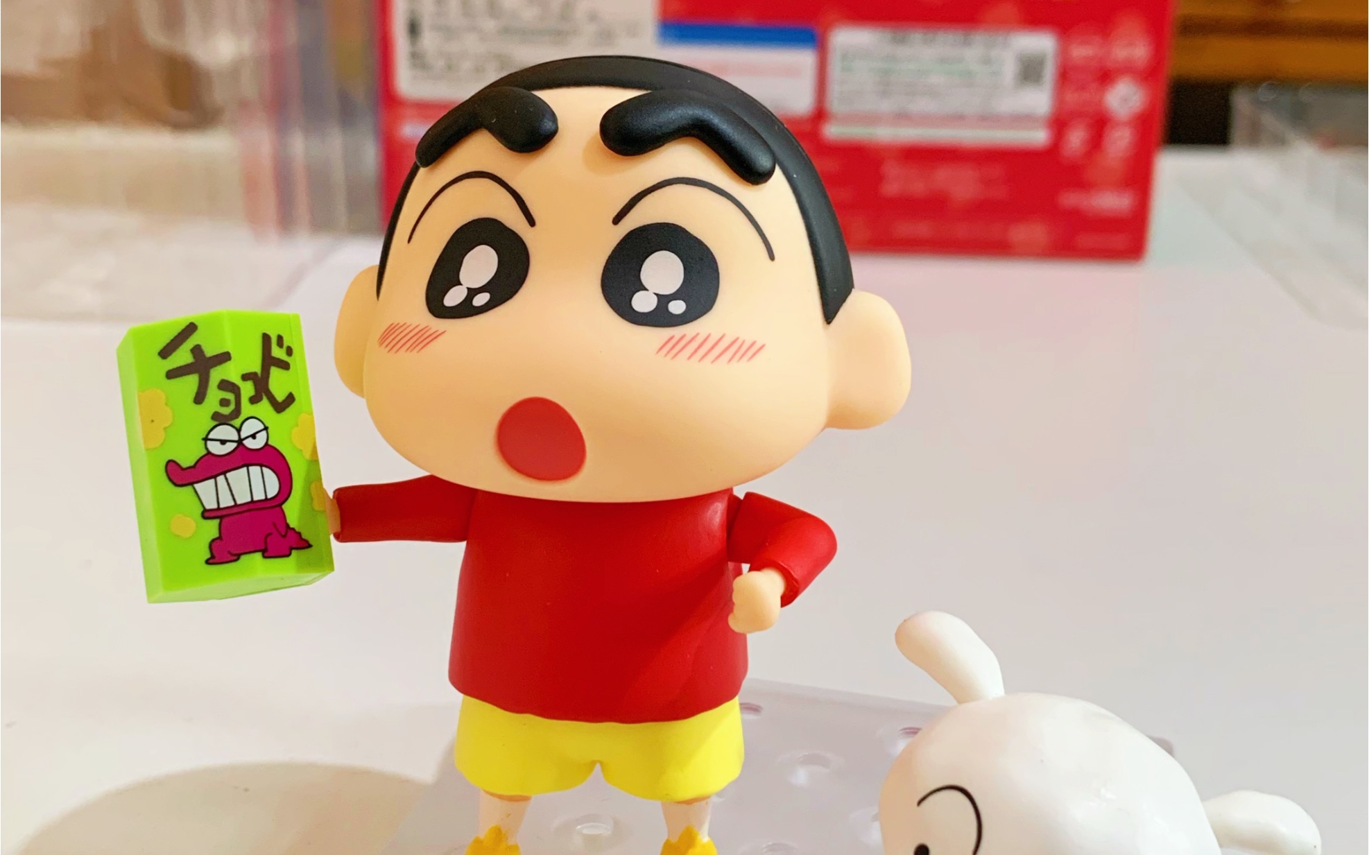 活动作品玩具分享gsc粘土人蜡笔小新野原新之助开箱拆盒