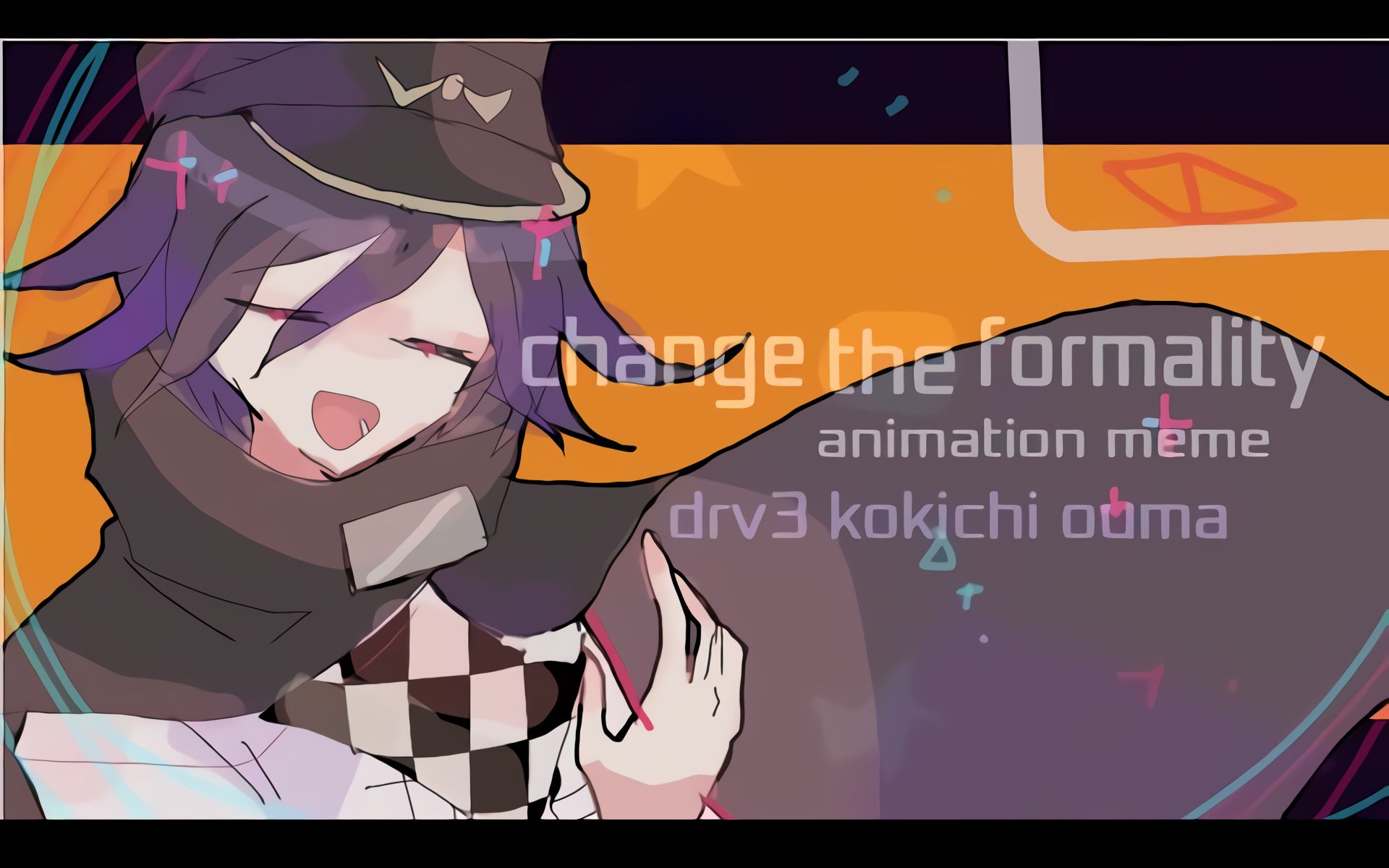 【彈丸輪破v3】change the formality meme (flipac