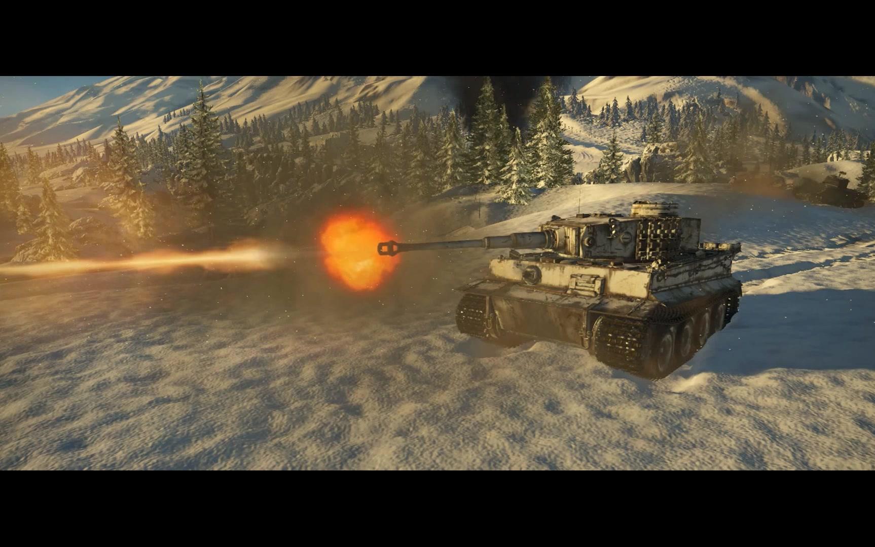 战争雷霆陆战坦克开炮瞬间集锦视频