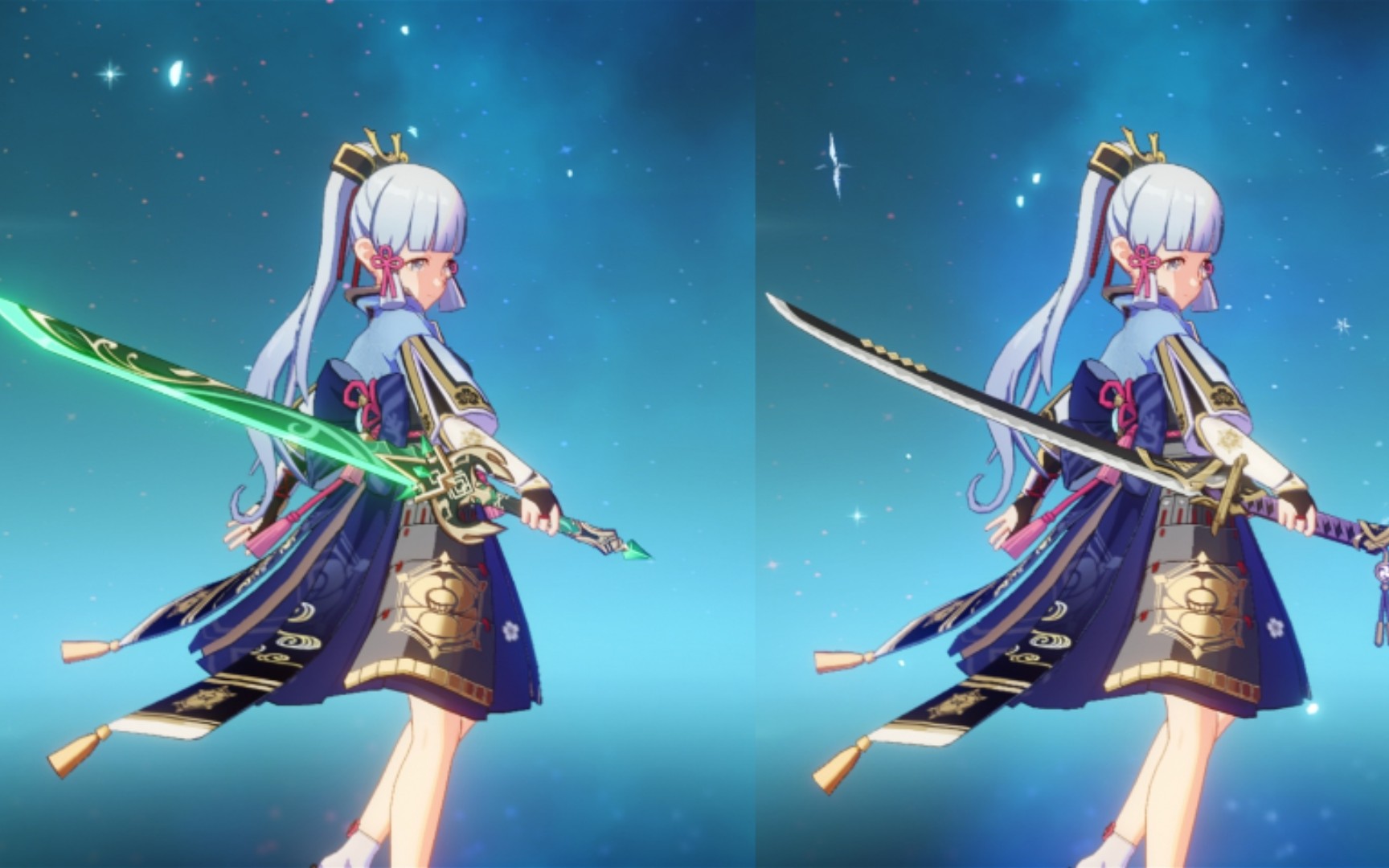 神里绫华各武器圣遗物差异对比