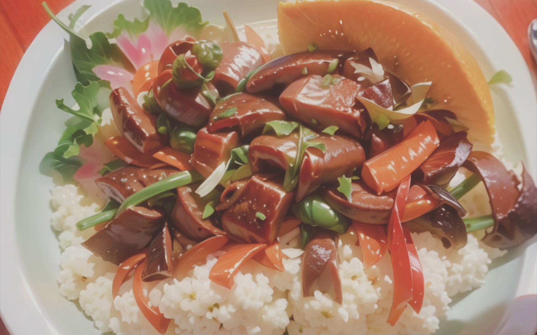 黑椒牛柳饭:餐厅特色,回味无穷!