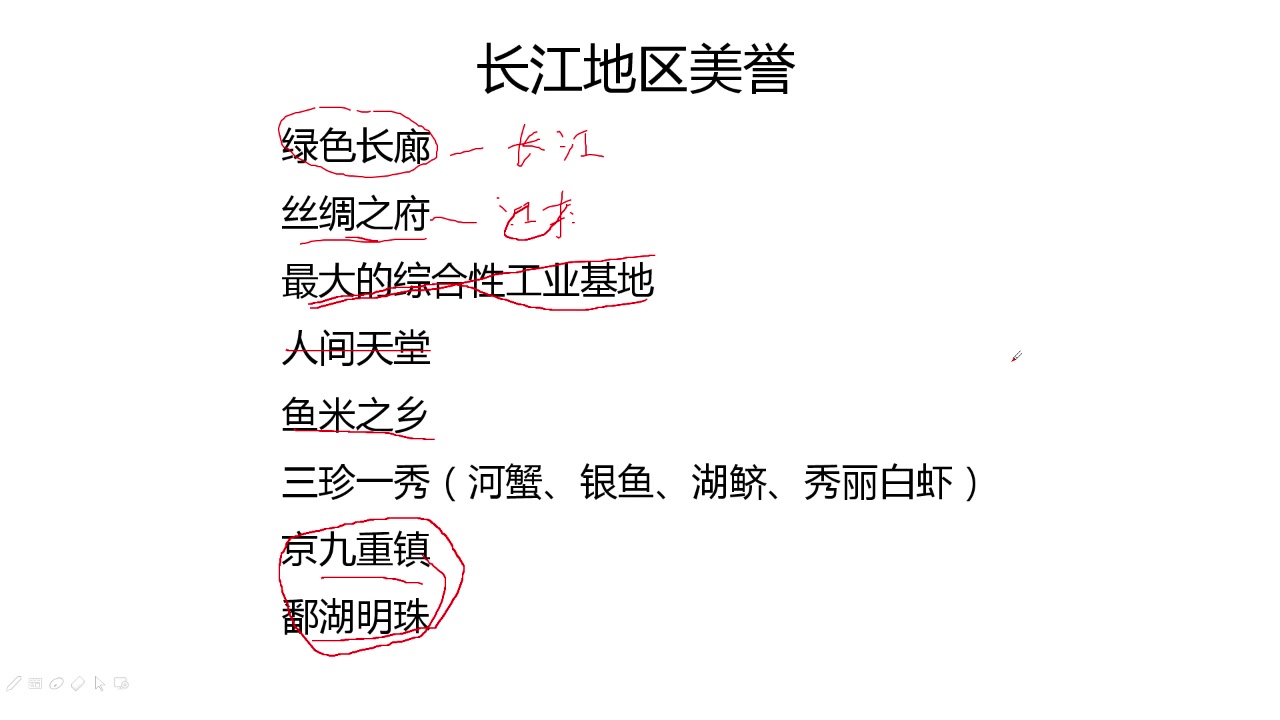 中图版地理七年级下册第七章第六节7.6 长江中下游平原哔哩哔哩bilibili