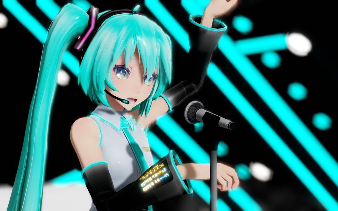 【mmd】cat food live mode【tda miku】【搬運】