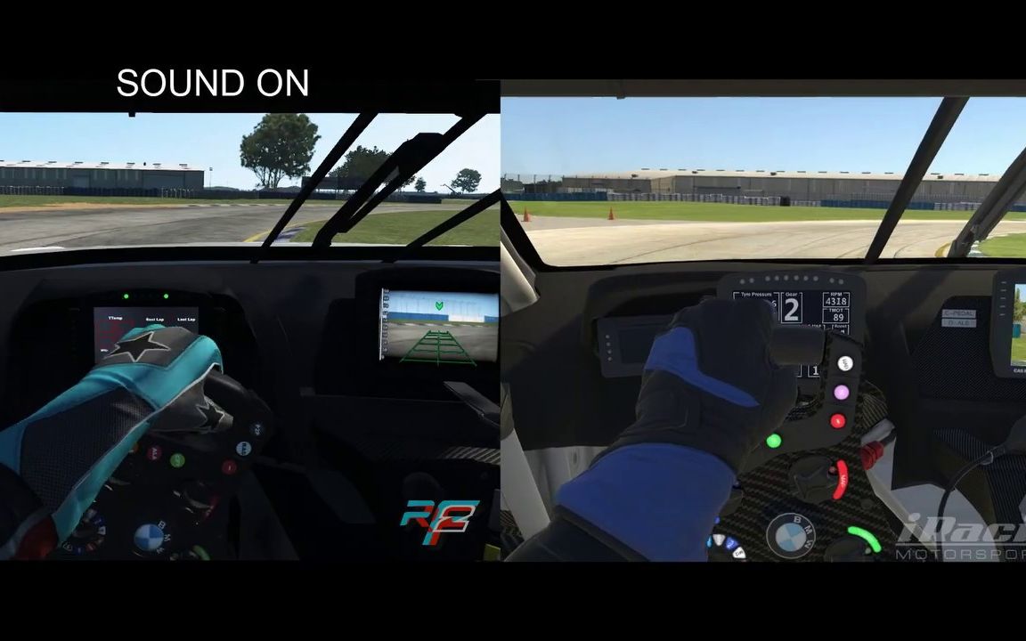 rFactor2 vs iRacing | BMW M8 GTE at Sebring 赛百灵对比哔哩哔哩bilibili