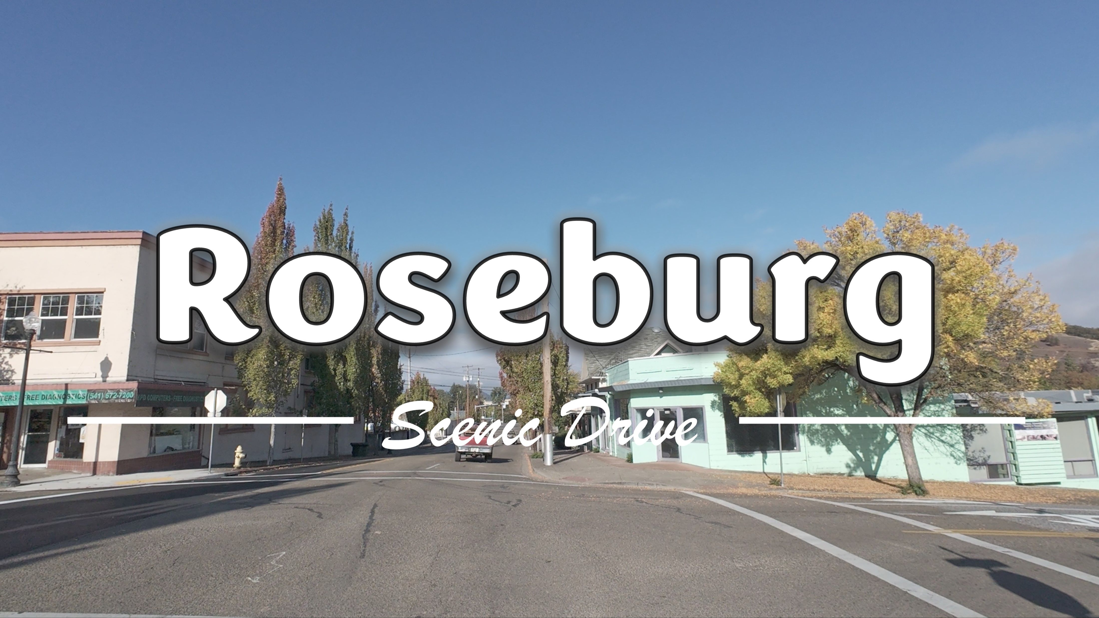 罗斯堡,俄勒冈州 Driving in Roseburg, Oregon  行车旅游Vlog哔哩哔哩bilibili