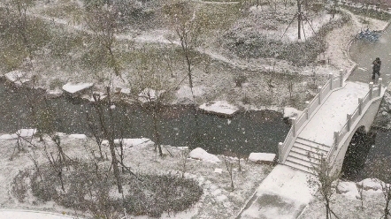 [图]雪，能给我们带来好运！