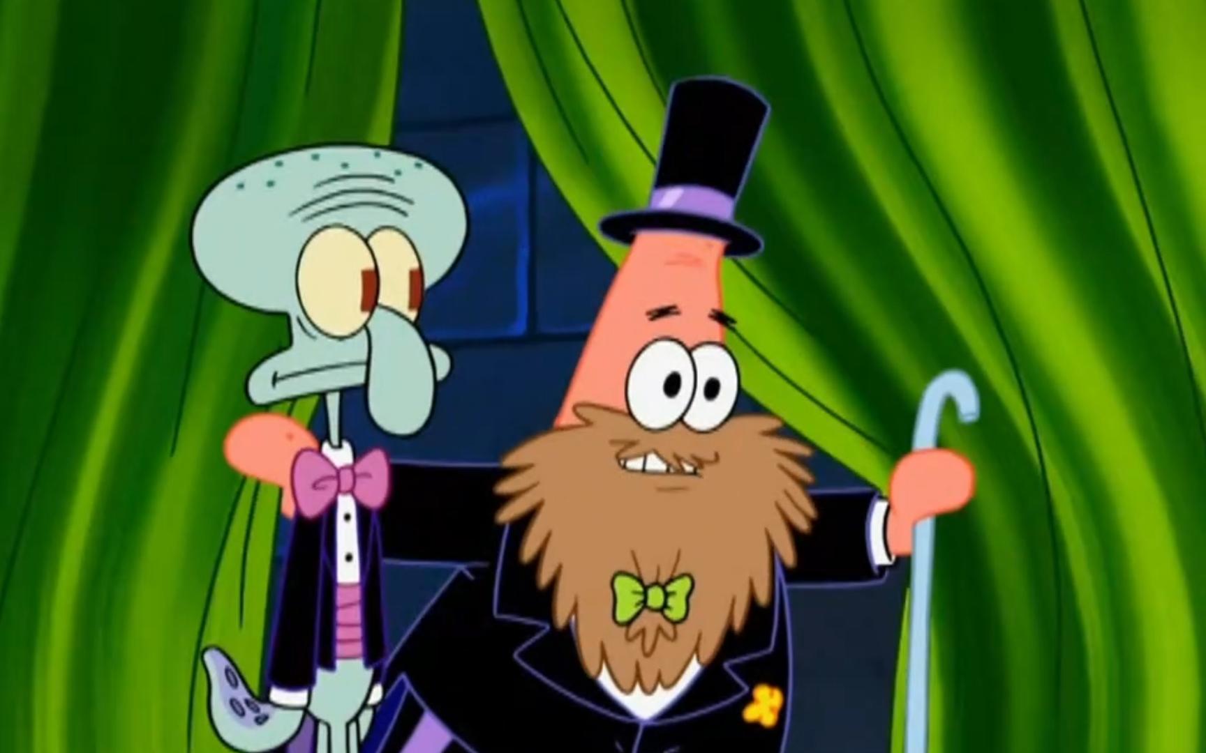 【央】派大星,你长胡子了