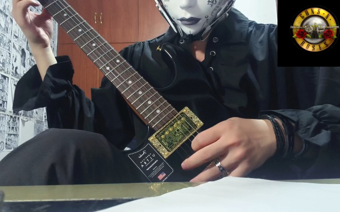 零基础小白自学一周电吉他翻弹《卡斯特梅的雨季》