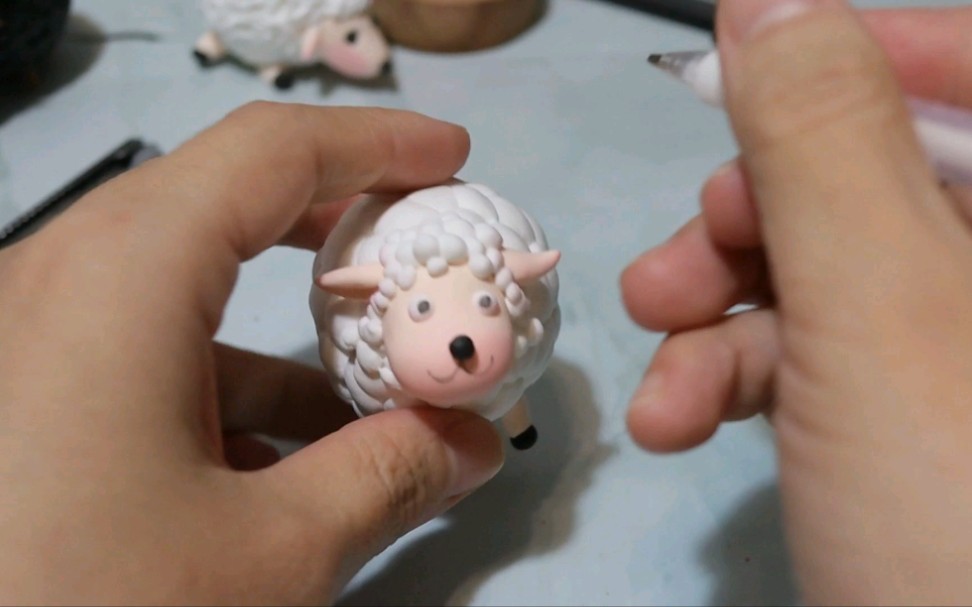 小羊,超轻粘土