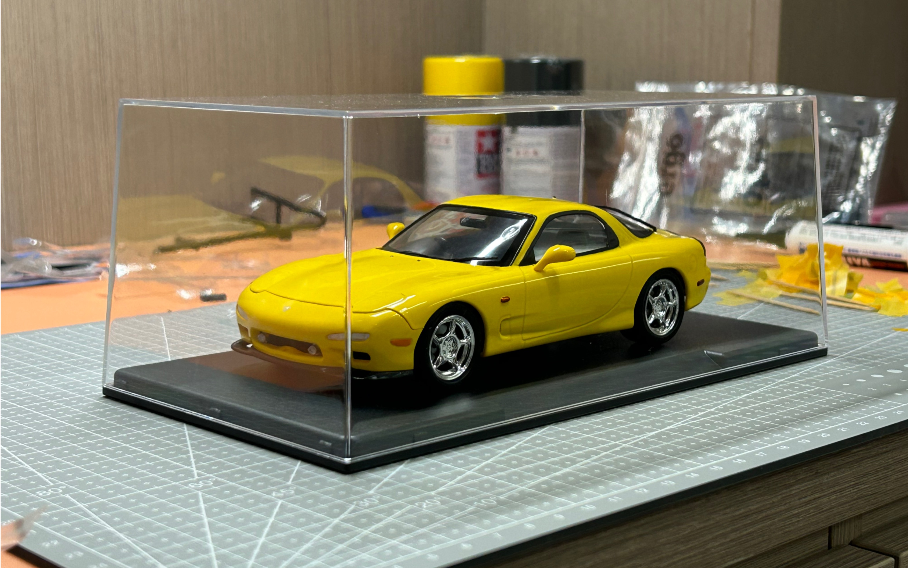 【制作过程 成品展示】mazda (efini) rx-7 fd3s 青岛社预上色
