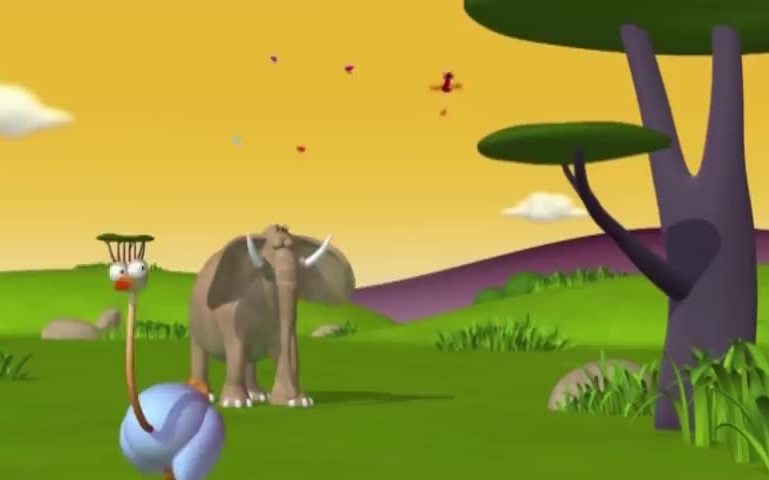 [图]宝宝英语故事-睡前故事-丛林故事-大象和蚊子-Elephant vs Mosquito Jungle Story Gazoon Cartoon Fu