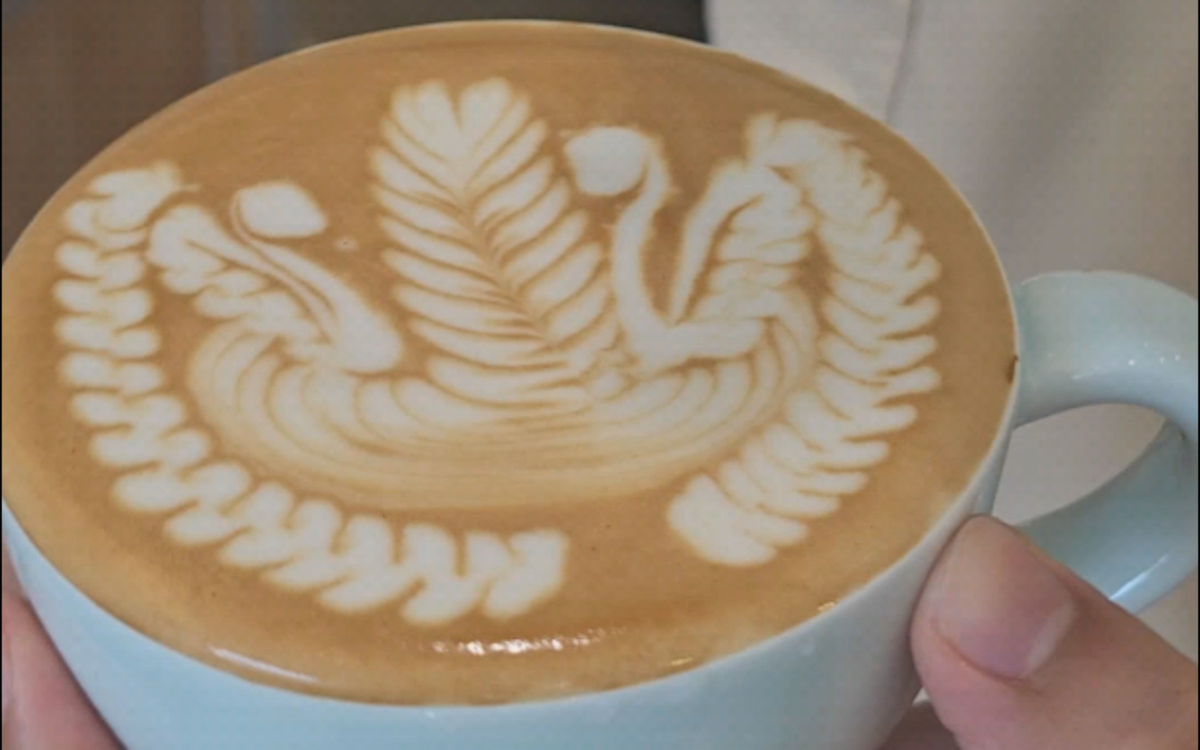 咖啡拉花奇奇怪怪!创意无限!