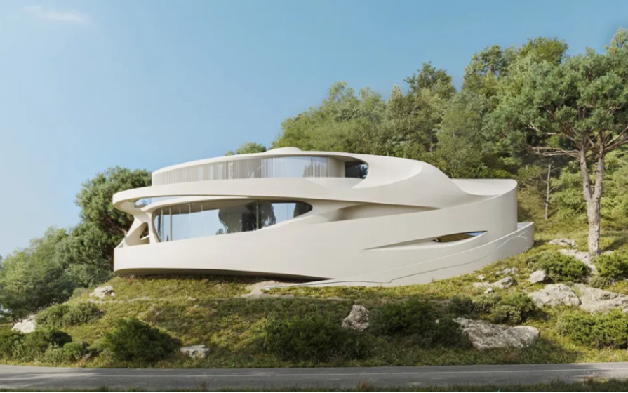 ga |美出天际的弧形建筑设计案例分享|house membrane