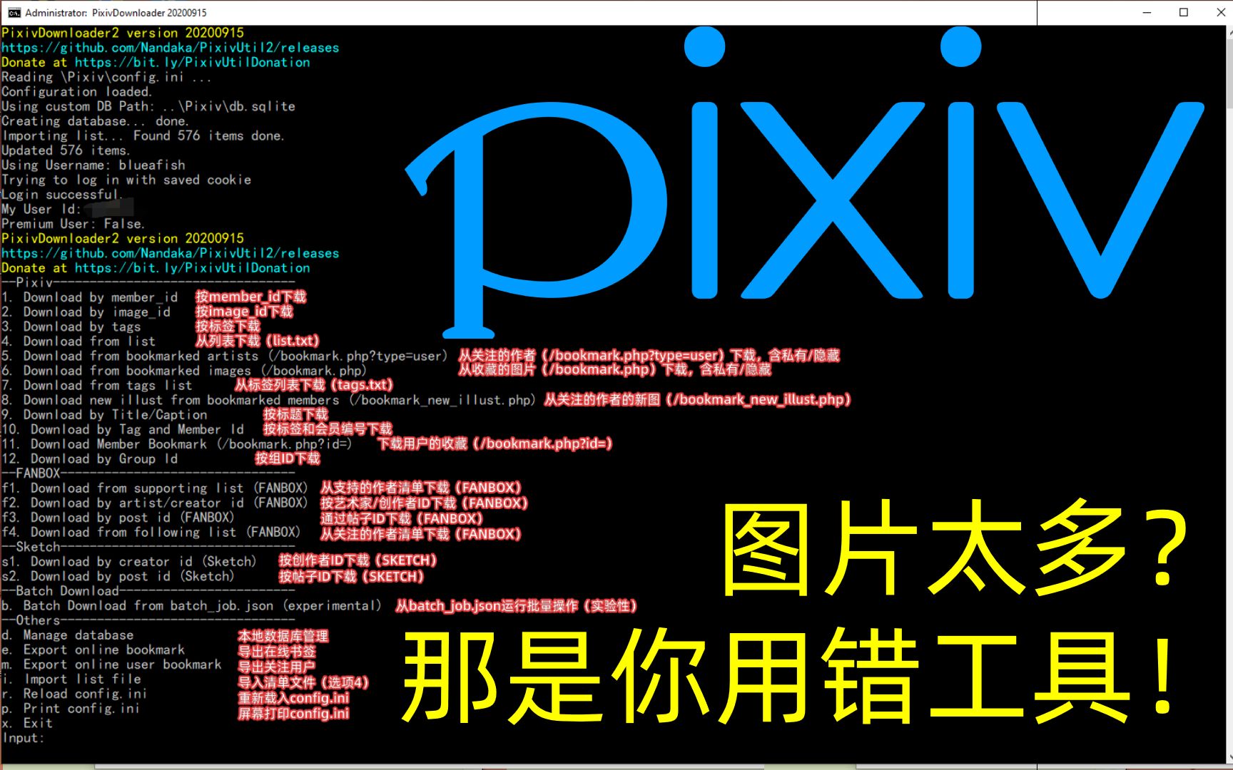 Pixiv图片太多?那是你用错工具!PixivUtil2哔哩哔哩bilibili