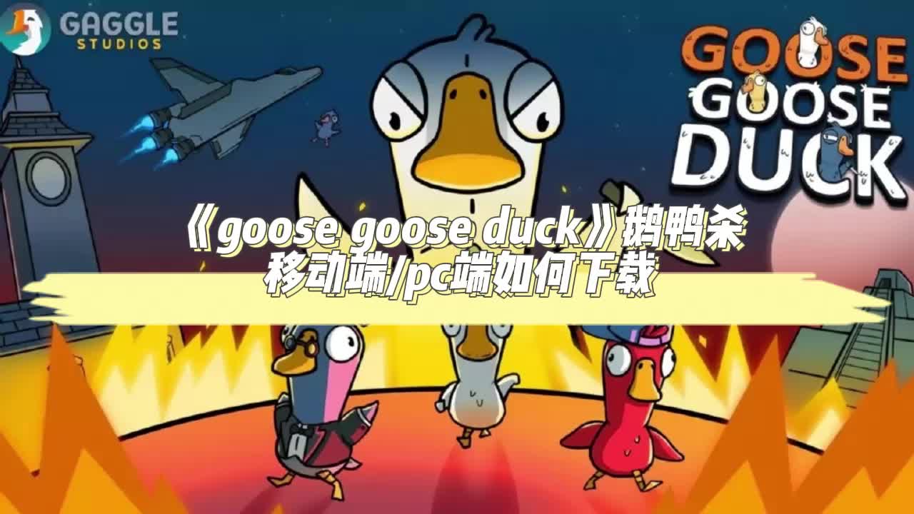 《goose goose duck》鹅鸭杀移动端/pc端安装教程网络游戏热门视频