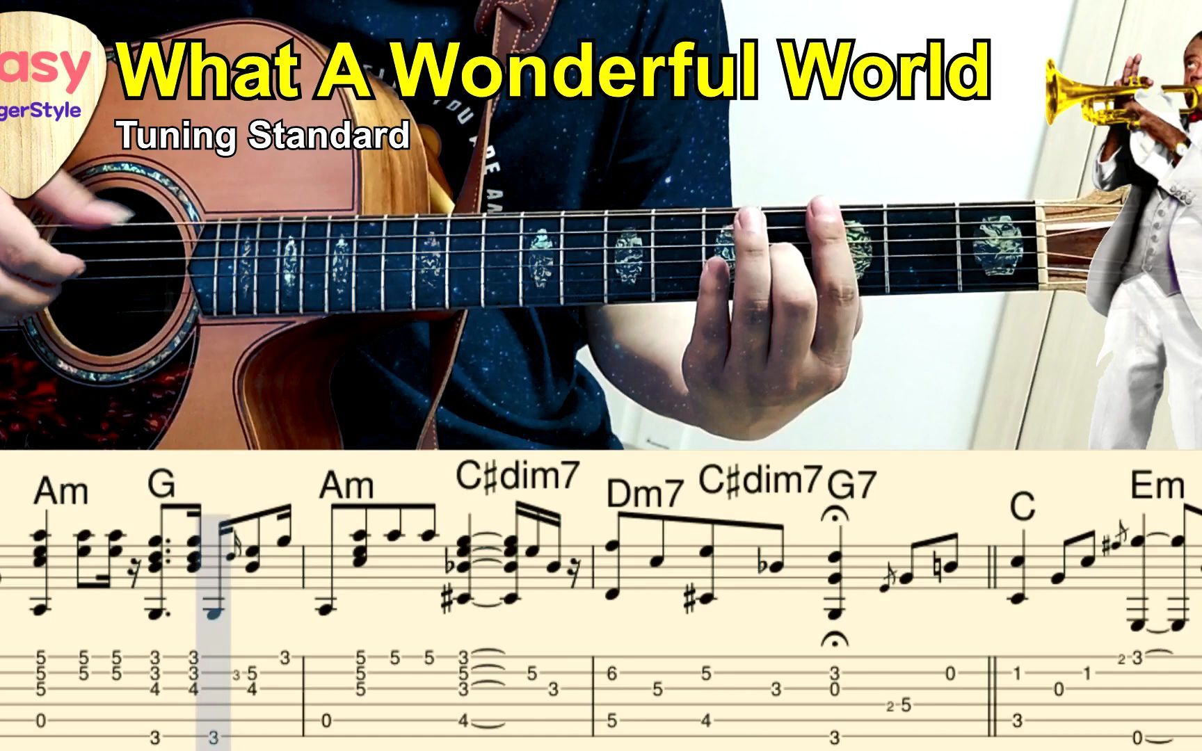 [图]【跟谱练】What A Wonderful World