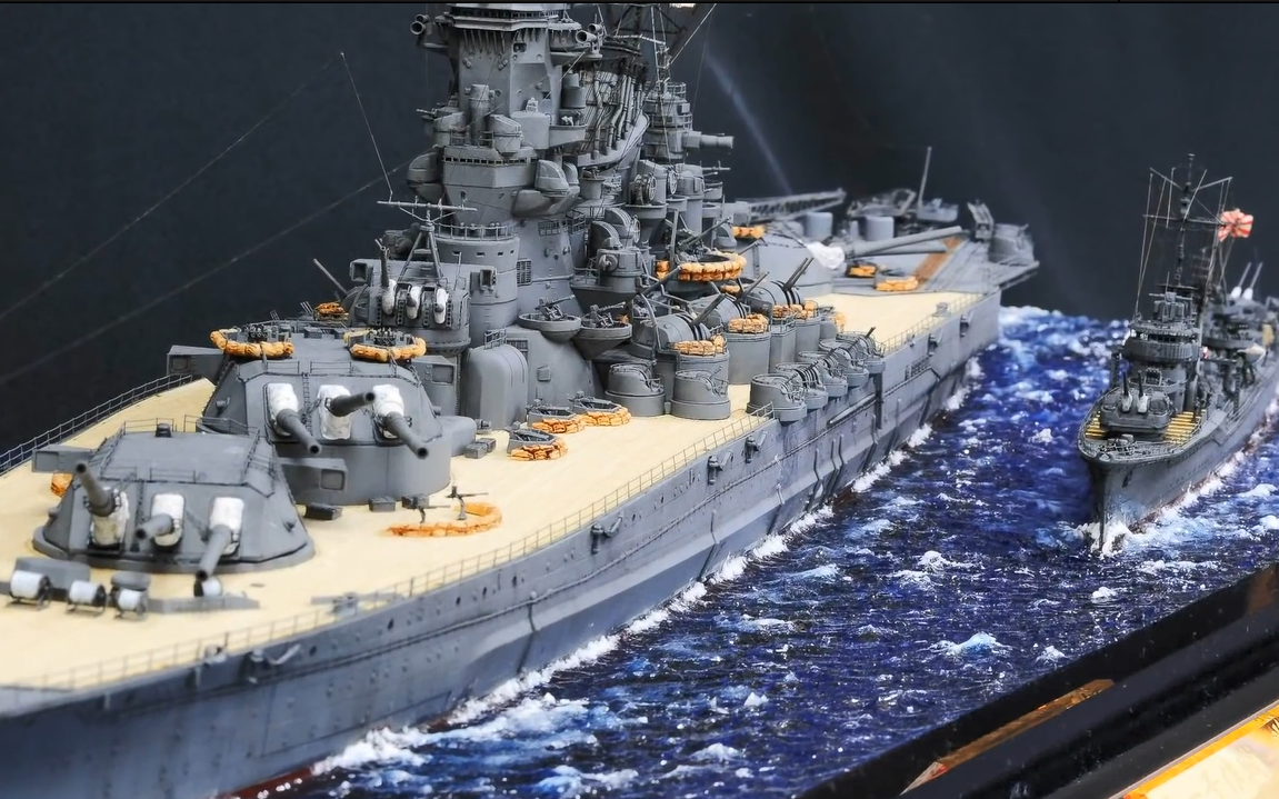 田宫大和号战列舰模型图片