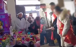 Скачать видео: 泪目！结婚前新郎母亲意外去世 新人在灵堂前举行了简单的婚礼