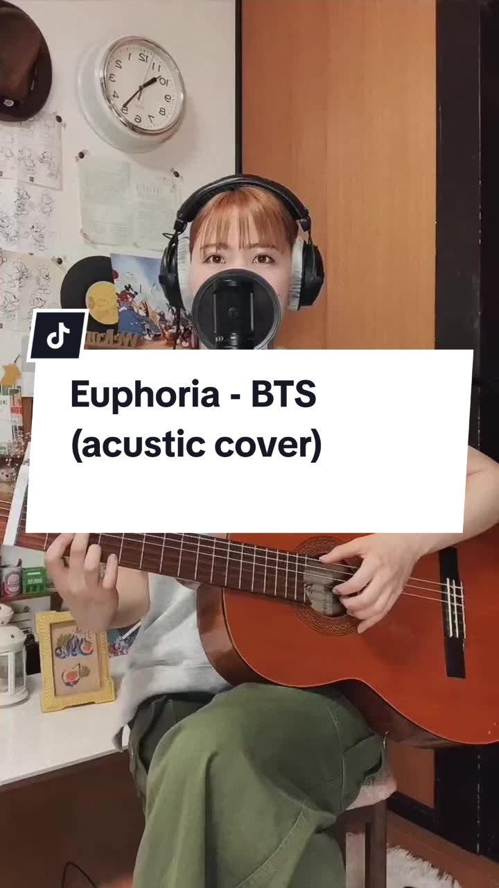 euphoria 94 bts (acustic cover) cover by @こんどうゆみか