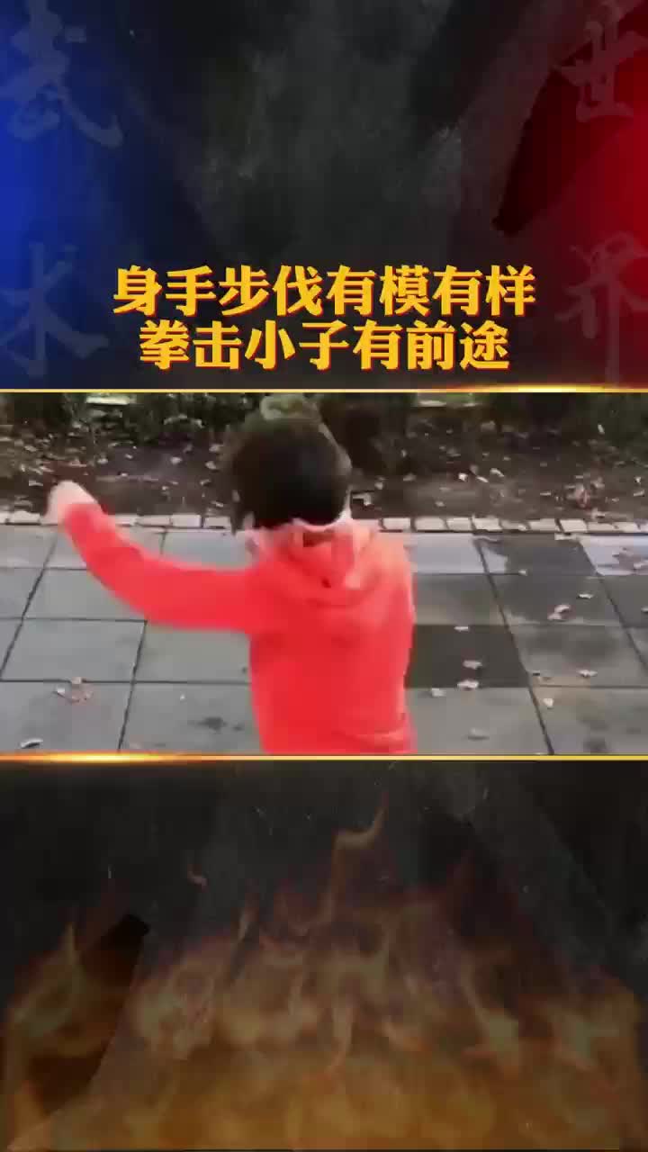 身手步伐有模有样 拳击小子有前途哔哩哔哩bilibili