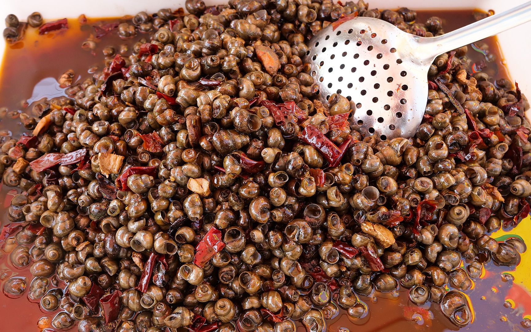 两大桶不抗卖!大叔做油爆香辣蜗牛,8块一斤,半年时间赚够钱