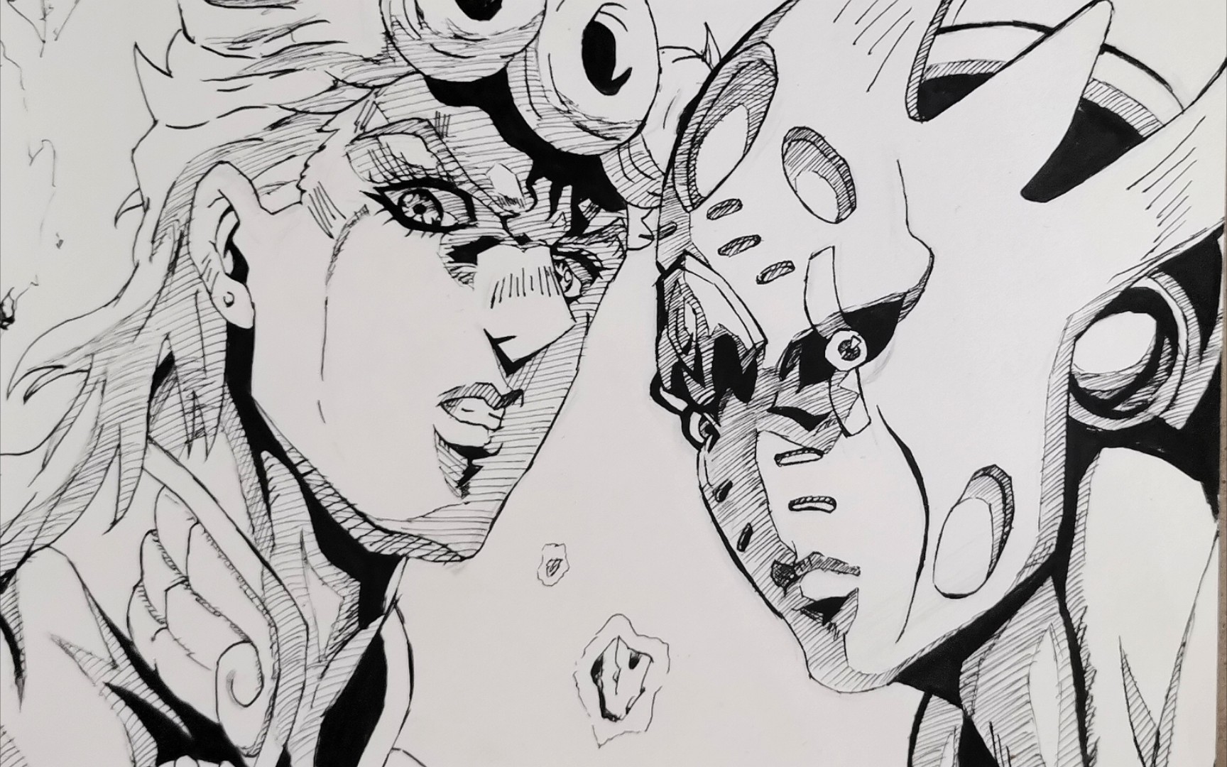 【手绘/jojo/乔鲁诺乔巴拿】dio,你儿子被我念写出来了_哔哩哔哩