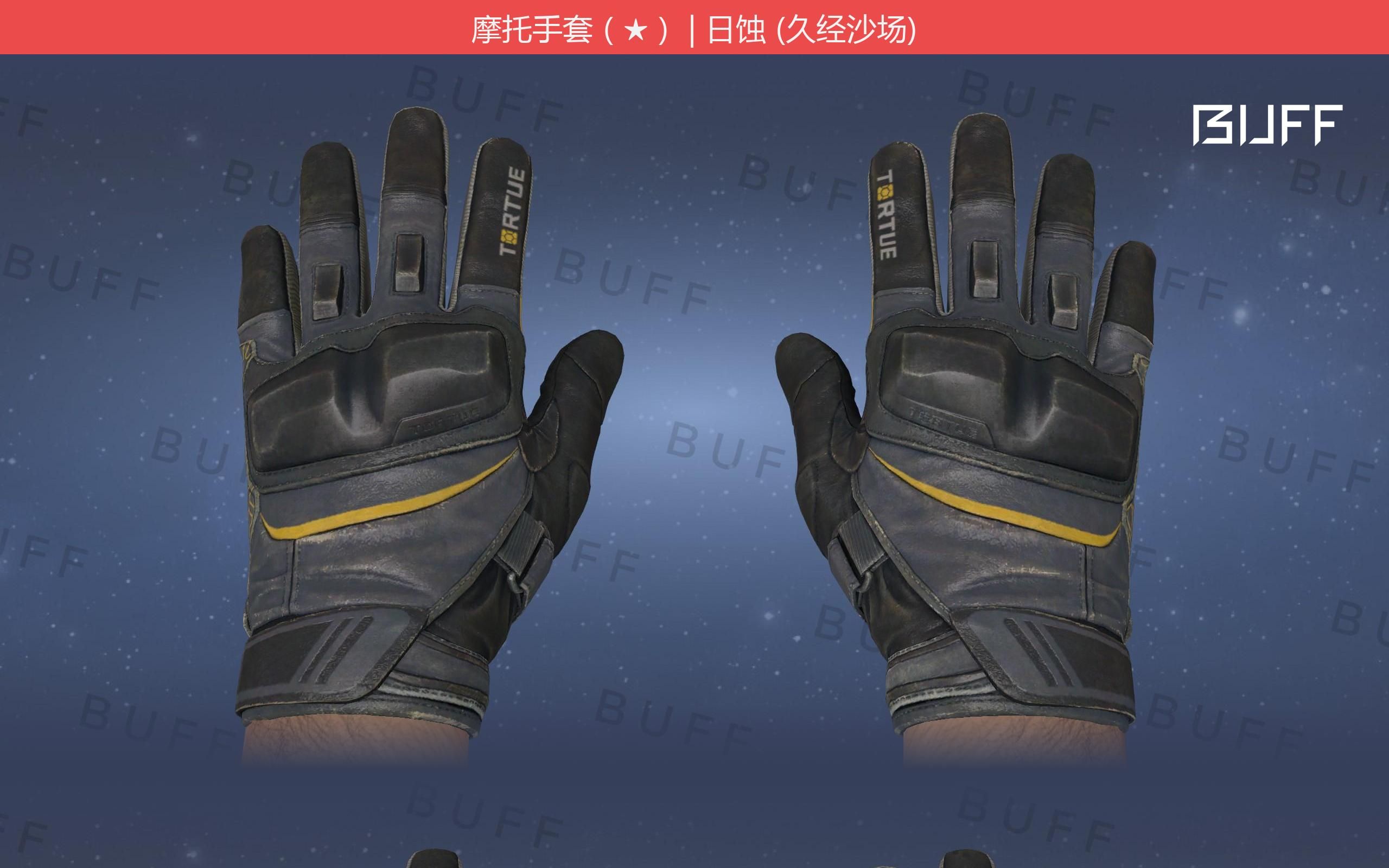 csgo摩托手套日蚀(久经沙场)检视 持枪