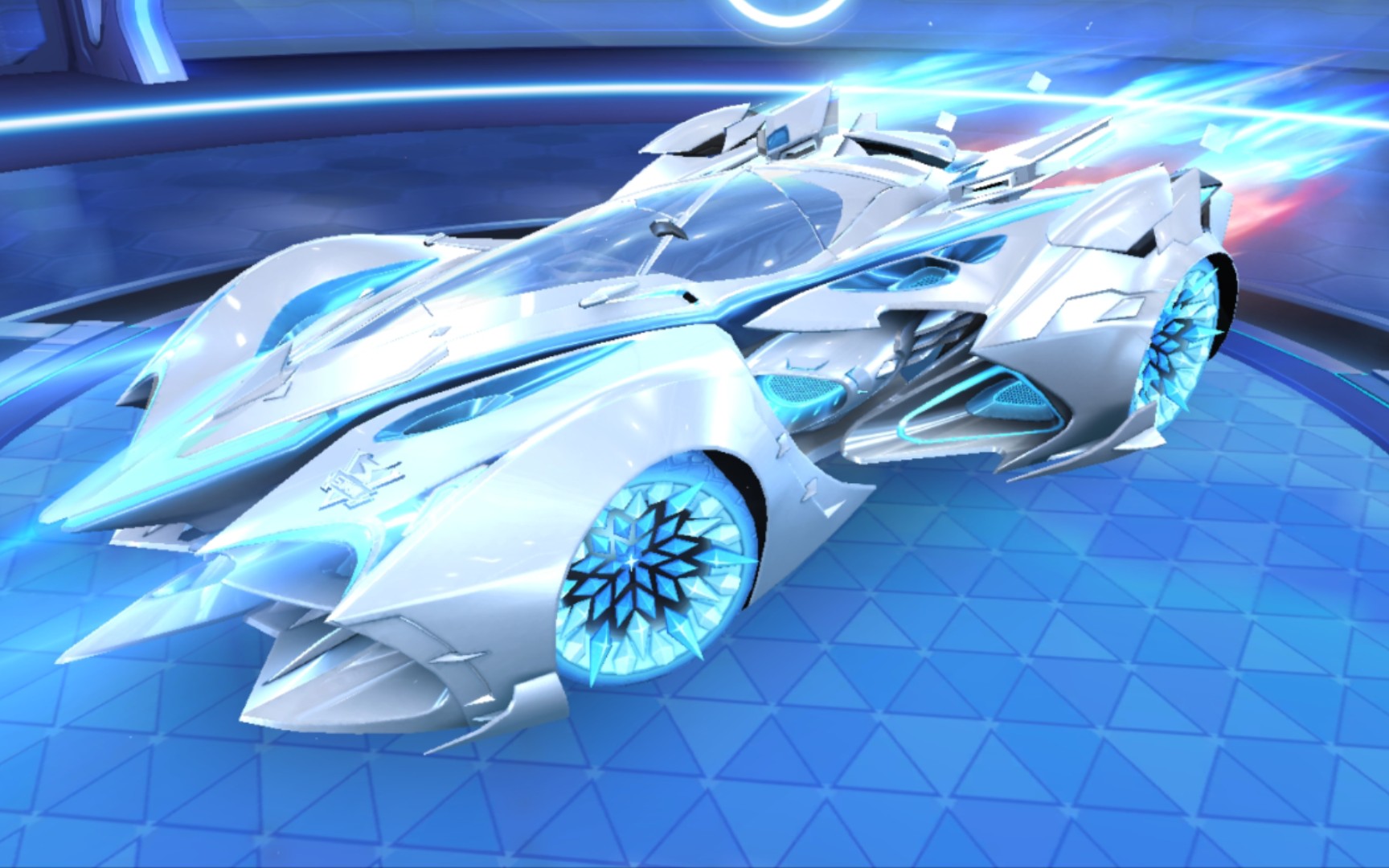 全新"8喷"联赛a车【s-冰魄】模型跑图