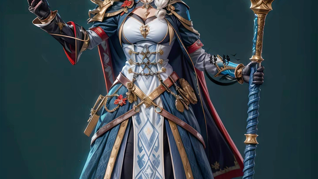 ai绘画 魔兽吉安娜