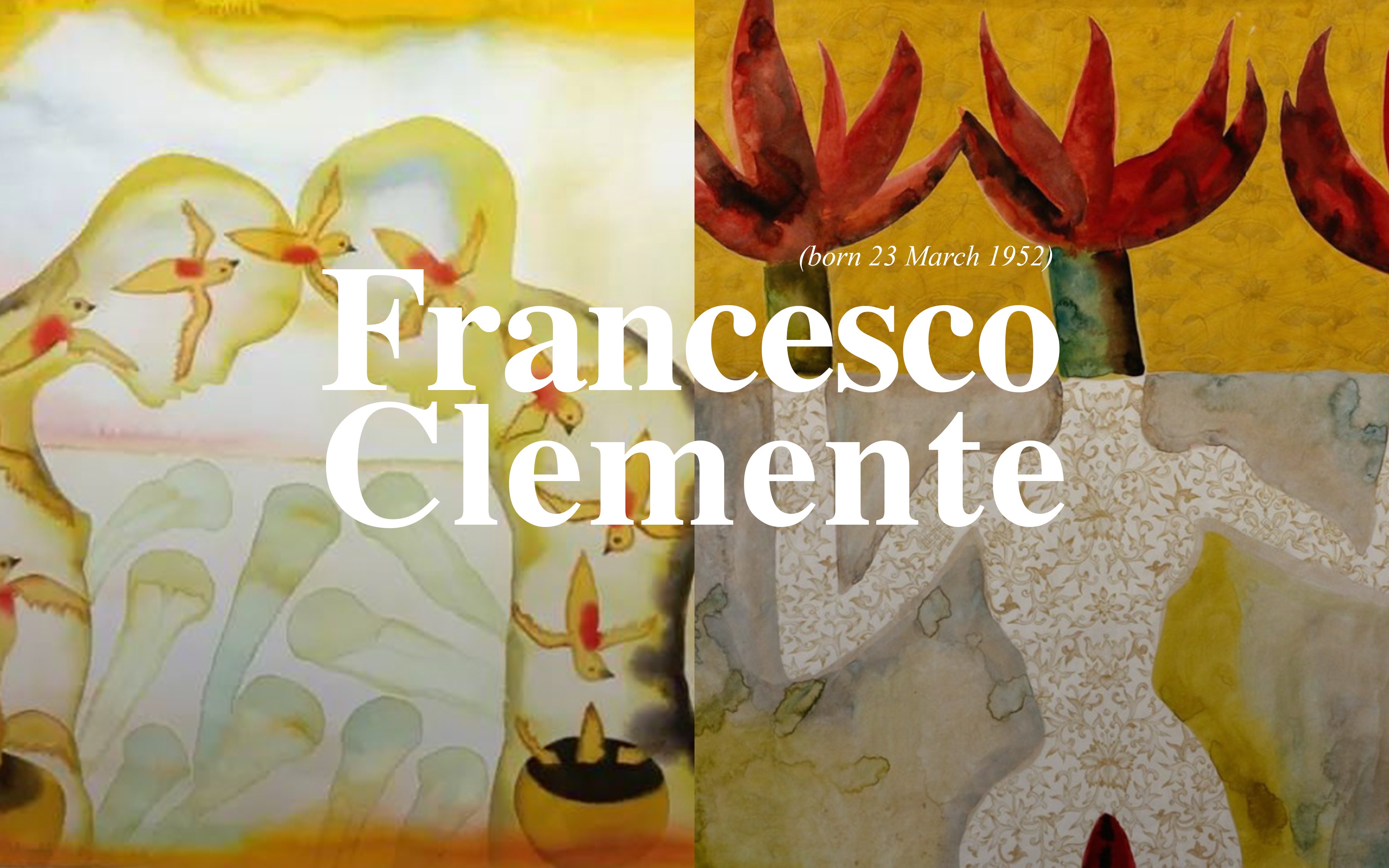 【遇见艺术】弗朗切斯科ⷥ…‹莱门特 Francesco Clemente | 见证沉思哔哩哔哩bilibili