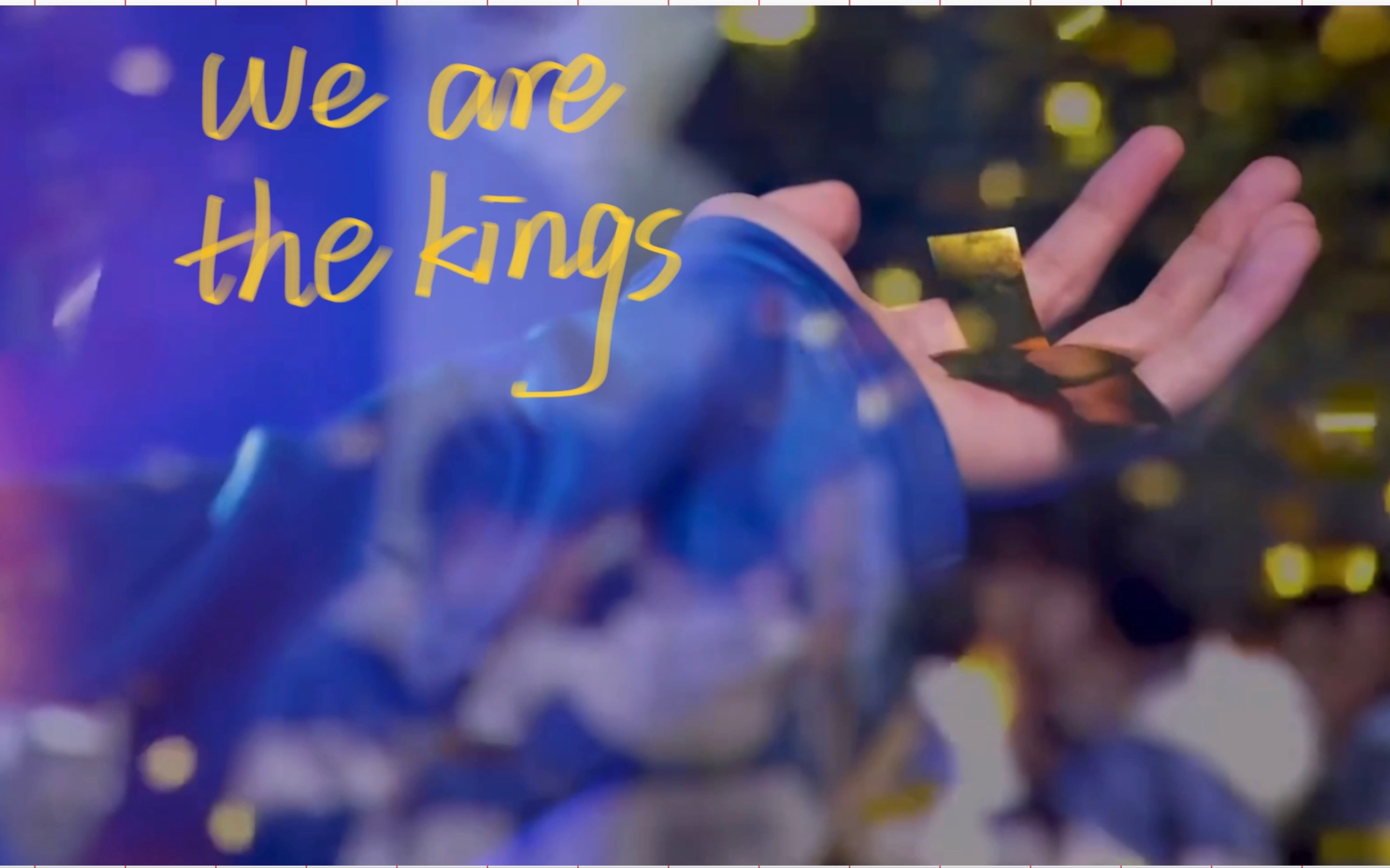 [图]【武汉eStarPro夏决应援】We are the kings\星光少年们的夏天是蓝色的海洋