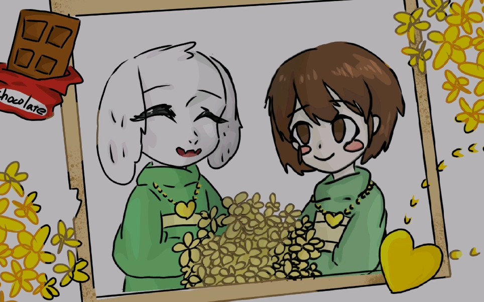 【undertale】主羊猹向手书 bgm:拟声眼镜