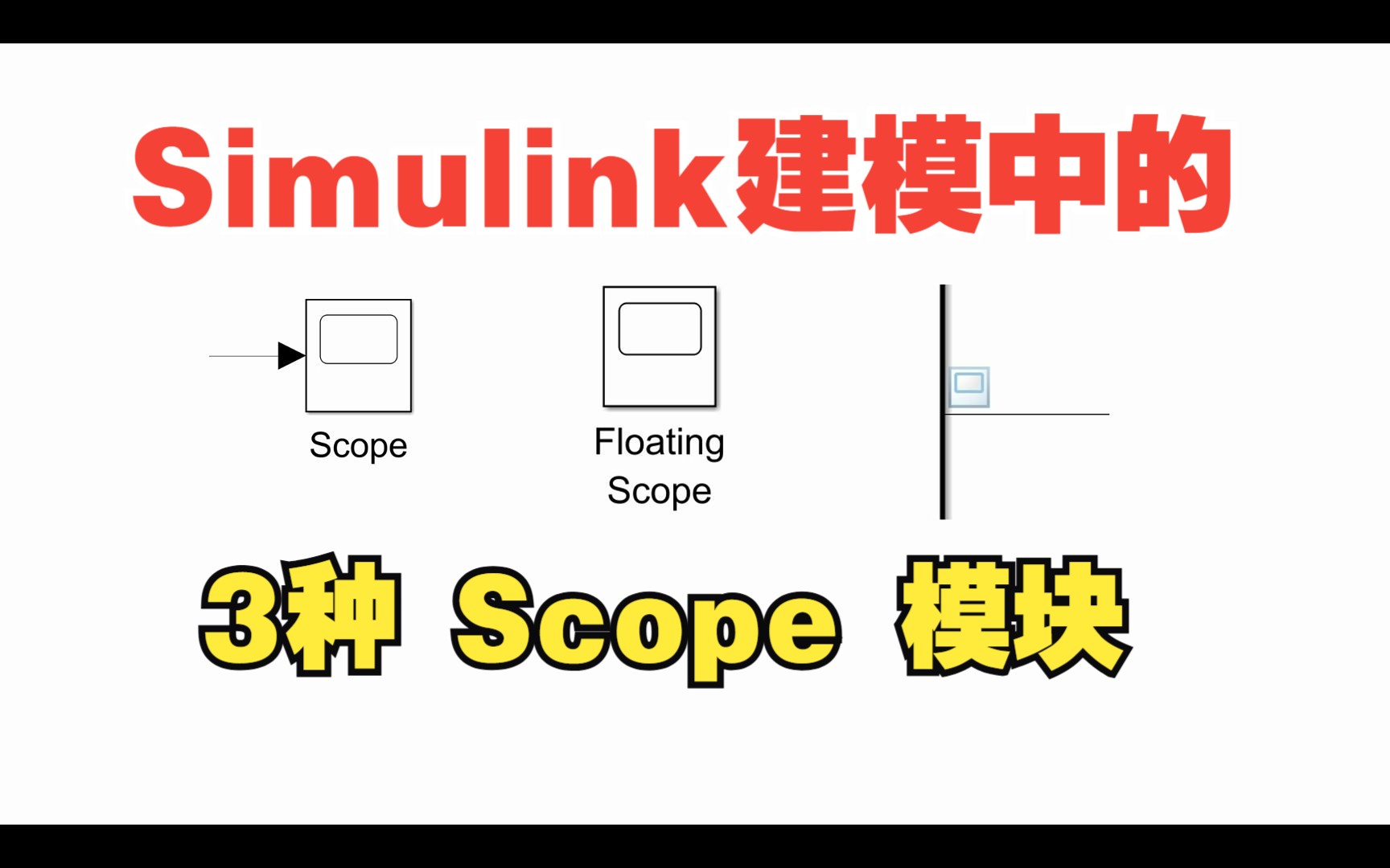 Simulink 建模中的3种 scope 模块哔哩哔哩bilibili